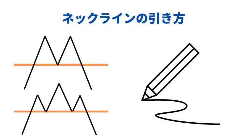 ネックラインの引き方画像
