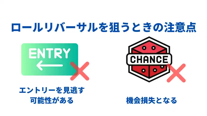 ロールリバーサルを狙うときの注意点