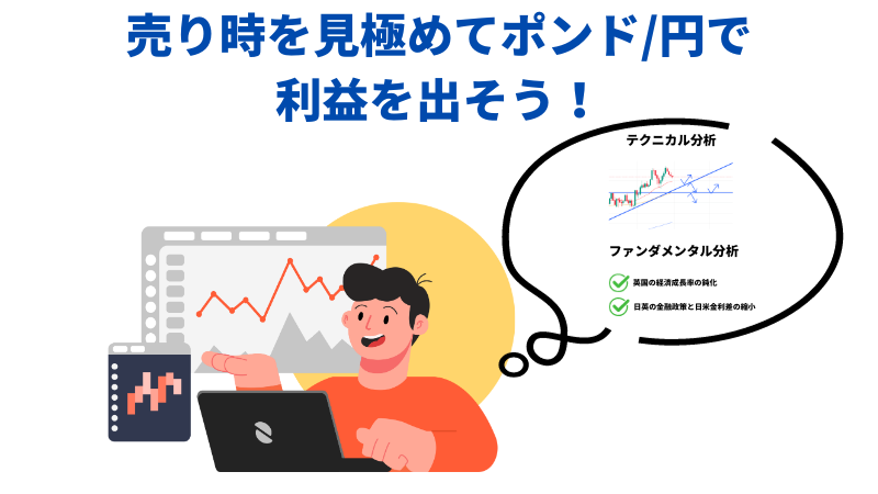 売り時を見極めてポンド/円で利益を出そう！