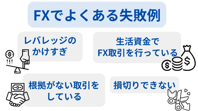 FXでよくある失敗例
