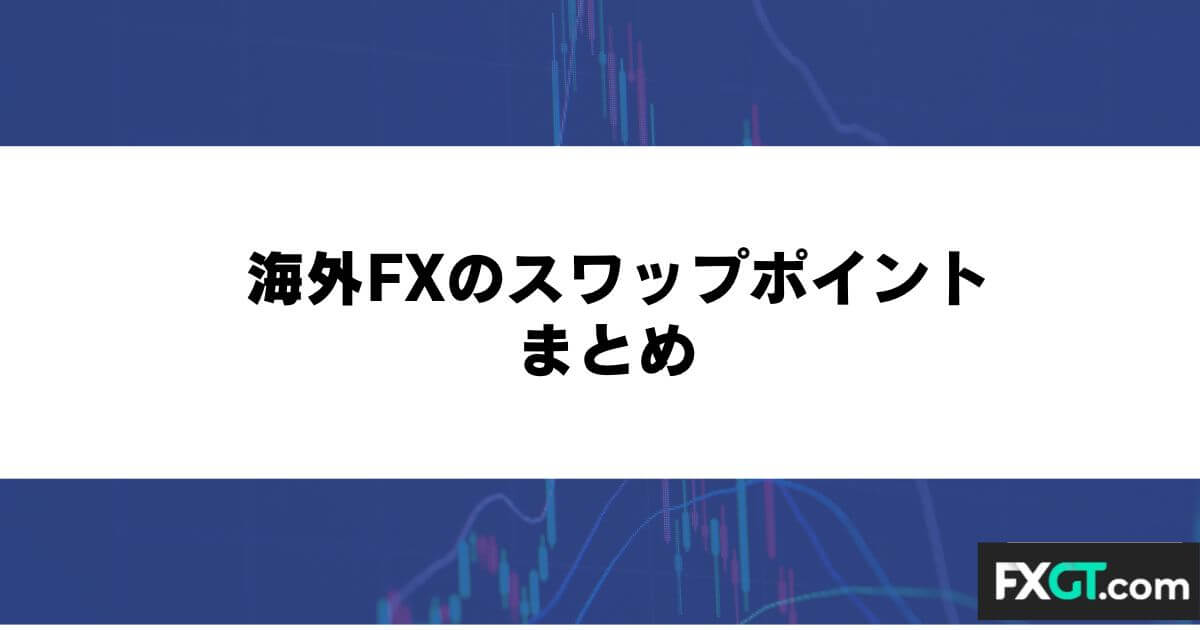 海外FXのスワップポイント まとめ